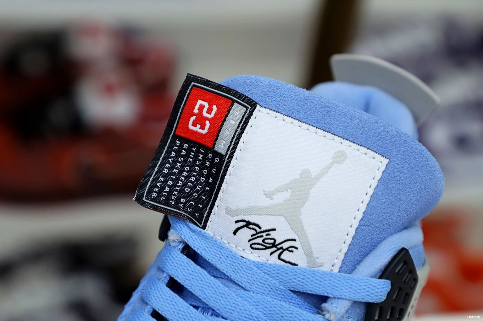 JORDAN 4 BLUE UNIVERSITY AIR 0209